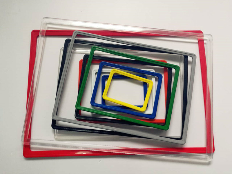 Plastic Show Card Frame Round Corners