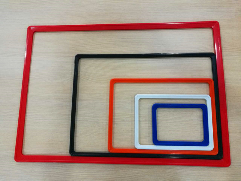 Supermarket Colorful Plastic Poster Frame Display Supermarket Colorful Plastic Poster Frame Display