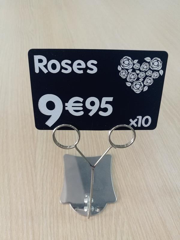 Place Card Holder With Two Rings