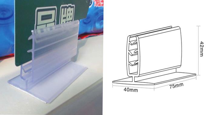 Large SuperGrip Sign Holders,Self Adhesive Card Holder