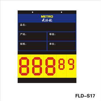 Supermarket Triangle Place Value Flip Stand