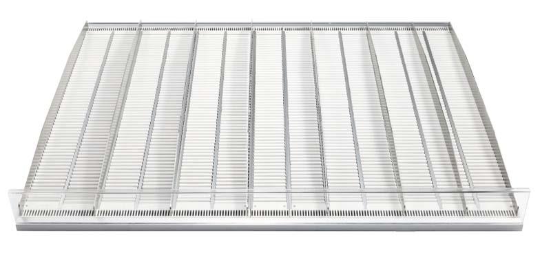 Roller Pusher System Shelving For Retailing