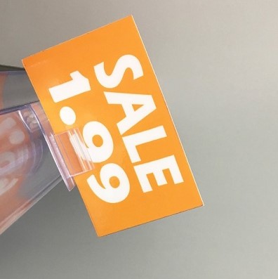Flag Shelf Sign Gripper Flag Shelf Sign Gripper