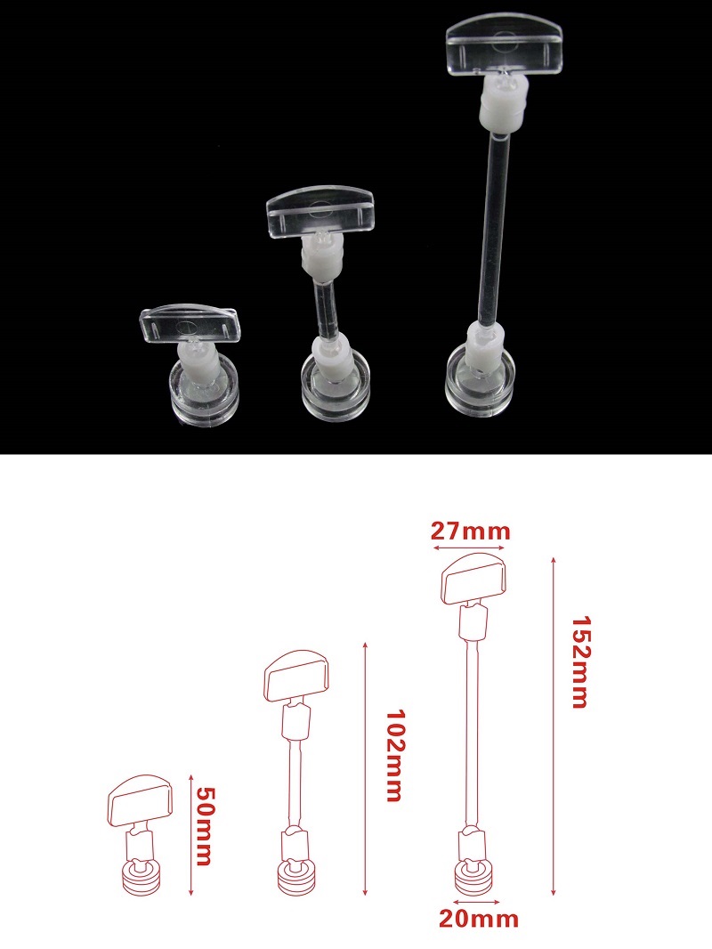 Magnetic Sign Clip with Clear Knuckle Magnetic Sign Clip with Clear Knuckle