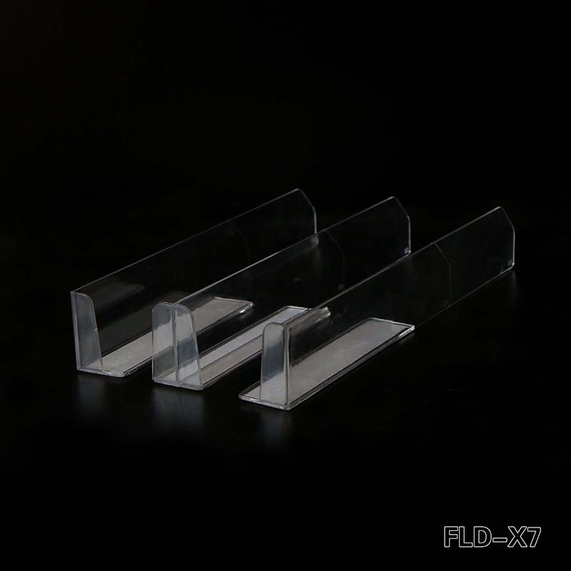 Clear Supermarket Plastic Shelf Divider Clear Supermarket Plastic Shelf Divider