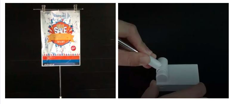 Magnetic POP Display Stand