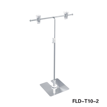 Supermarket Metal Square and Round Base Aisle and Table Display Stand