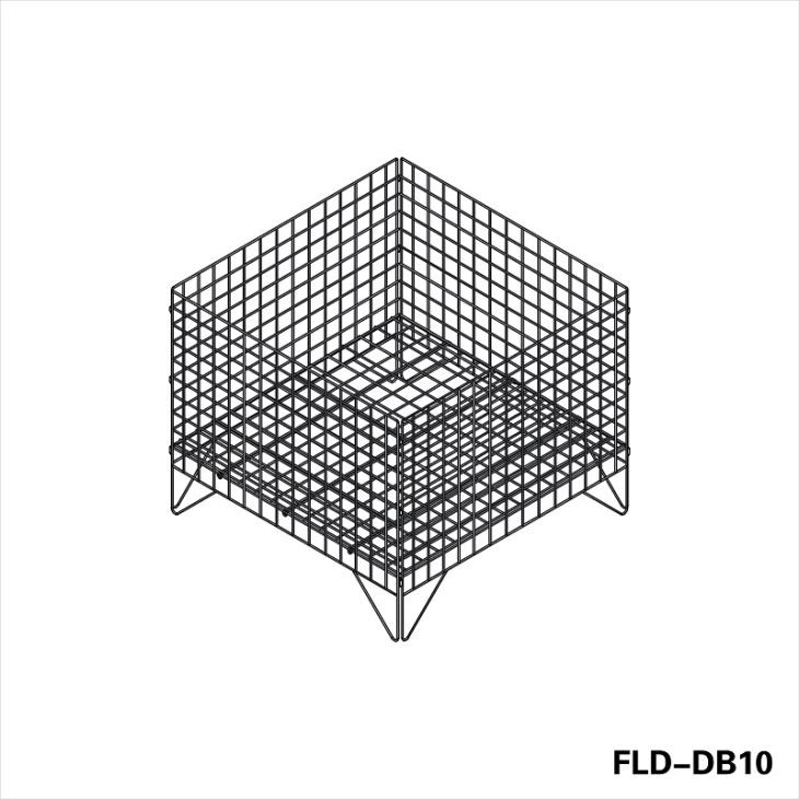 Metal Collapsible Dump Bin