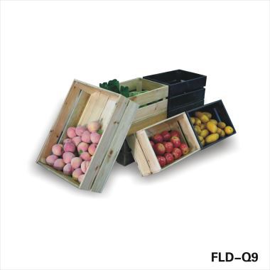 Natural Wooden Vegetables And Fruits Crate