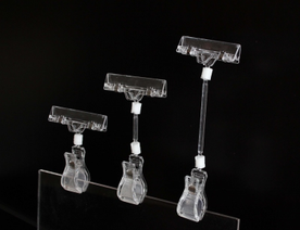 POS/POP Plastic Clips Sign Holders