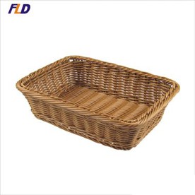 Supermarket Basket Plastic Wicker Bsaket
